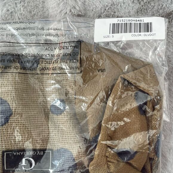 NWT G by Giuliana olive long sleeve shirt size S - Picture 13 of 13